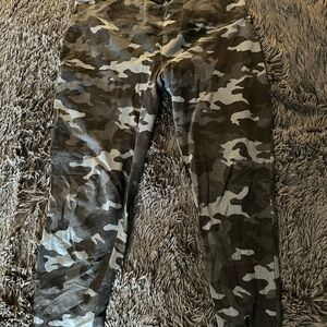 Camouflage Patterned Pants